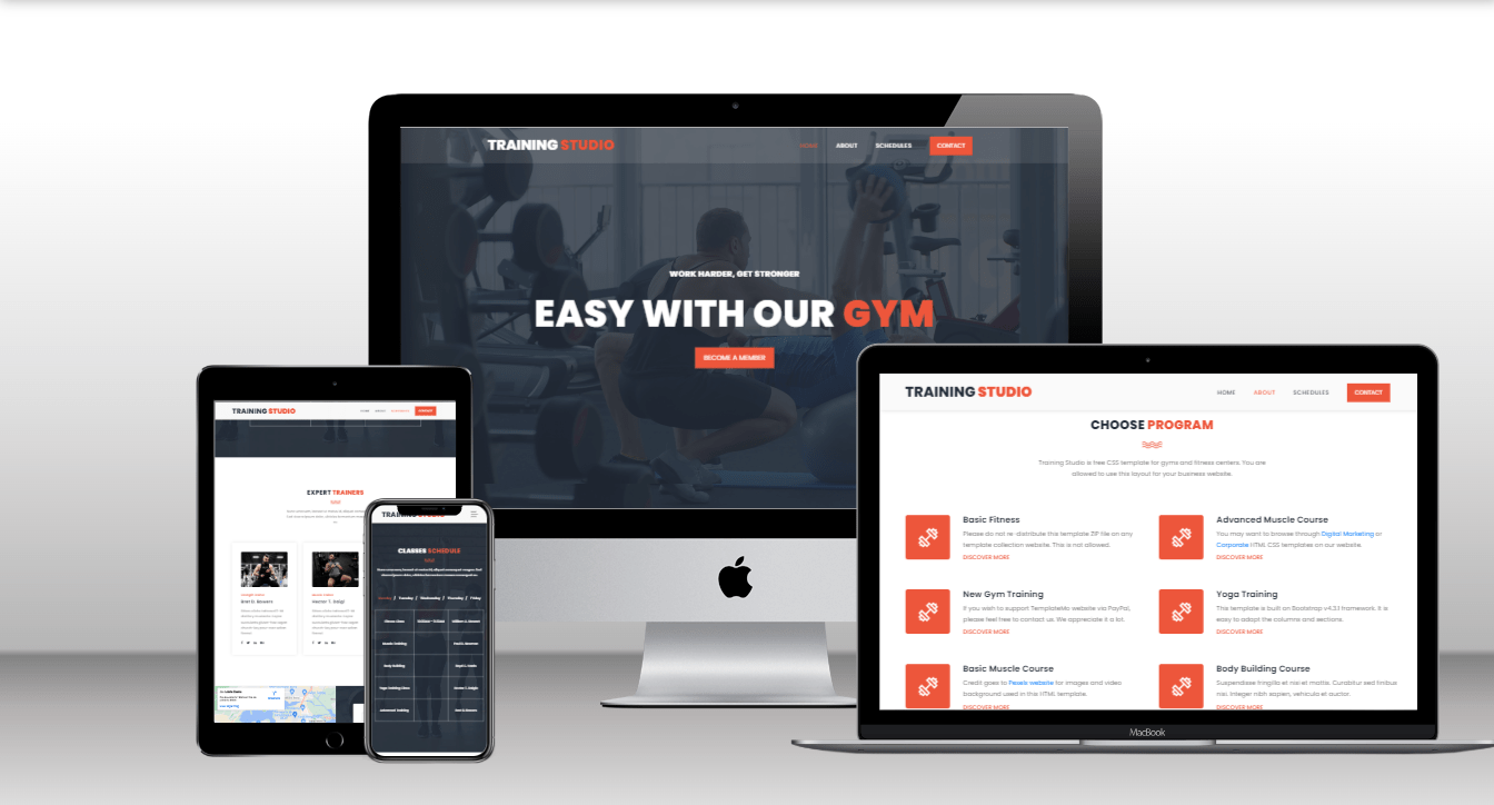 We Develop Gym, Fitness, workout website for your gym
